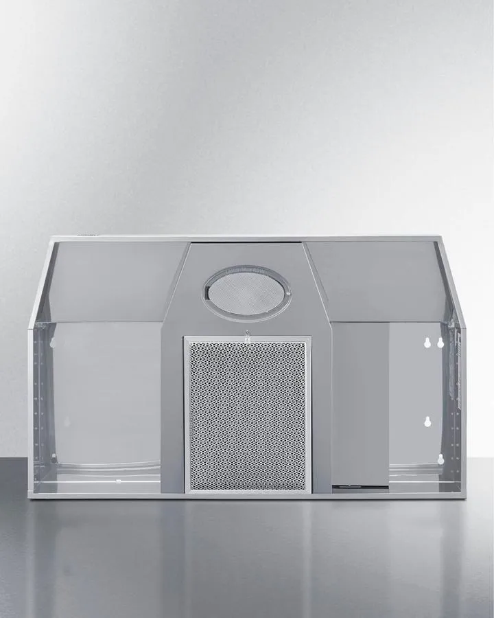 Summit H30RSSADA 30 Under Cabinet Convertible Range Hood. Ada Compliant
