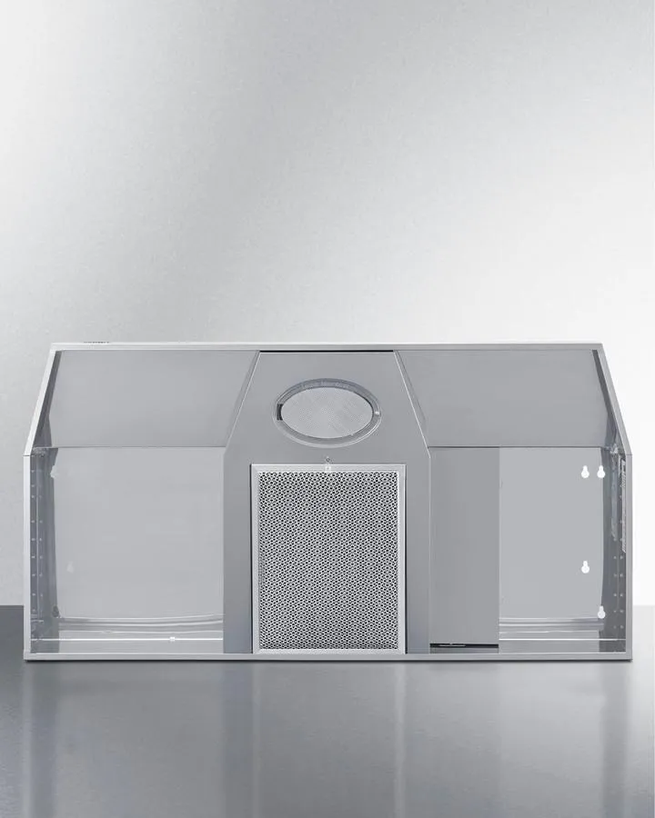 Summit H36RSSADA 36 Under Cabinet Convertible Range Hood. Ada Compliant