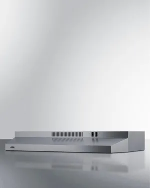 Summit H36RSSADA 36 Under Cabinet Convertible Range Hood. Ada Compliant