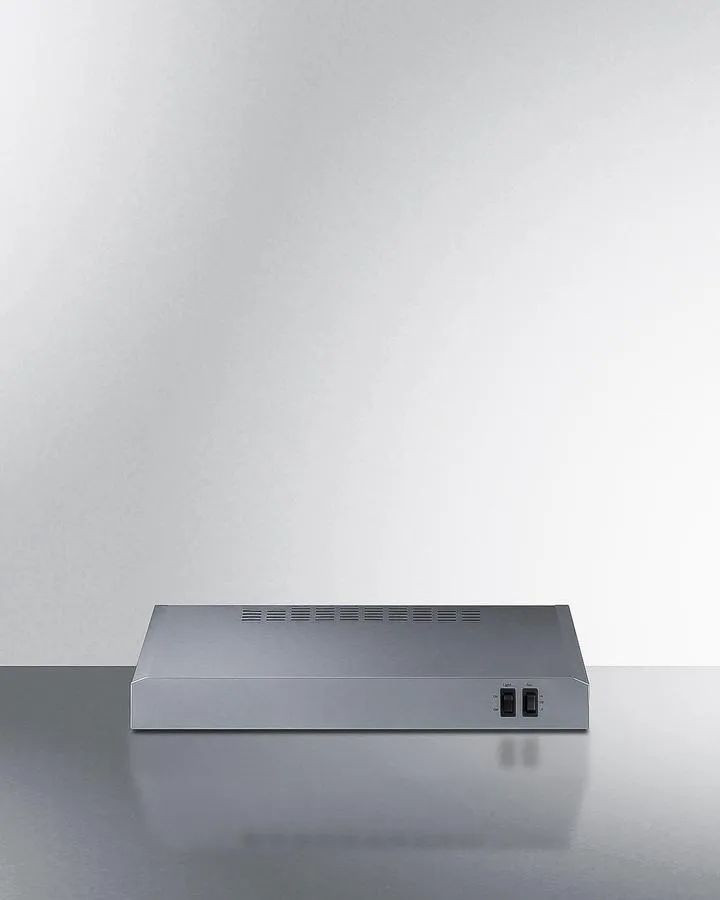 Summit HC20SSADA 20 Under Cabinet Convertible Range Hood. Ada Compliant