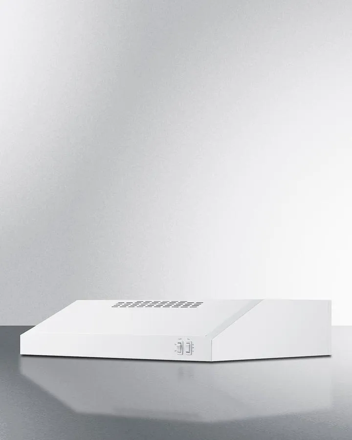Summit HC24WWADA 24 Under Cabinet Convertible Range Hood. Ada Compliant