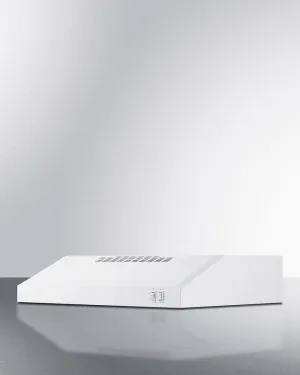 Summit HC24WWADA 24 Under Cabinet Convertible Range Hood. Ada Compliant