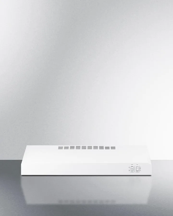 Summit HC24WWADA 24 Under Cabinet Convertible Range Hood. Ada Compliant