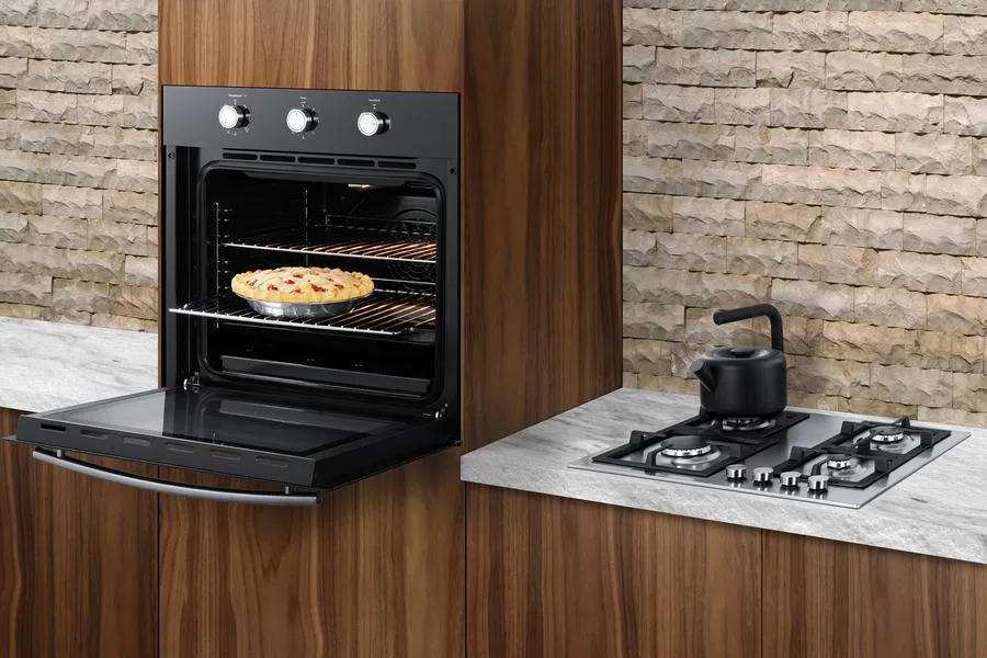 Summit SGW241BK 24 Wide Gas Wall Oven