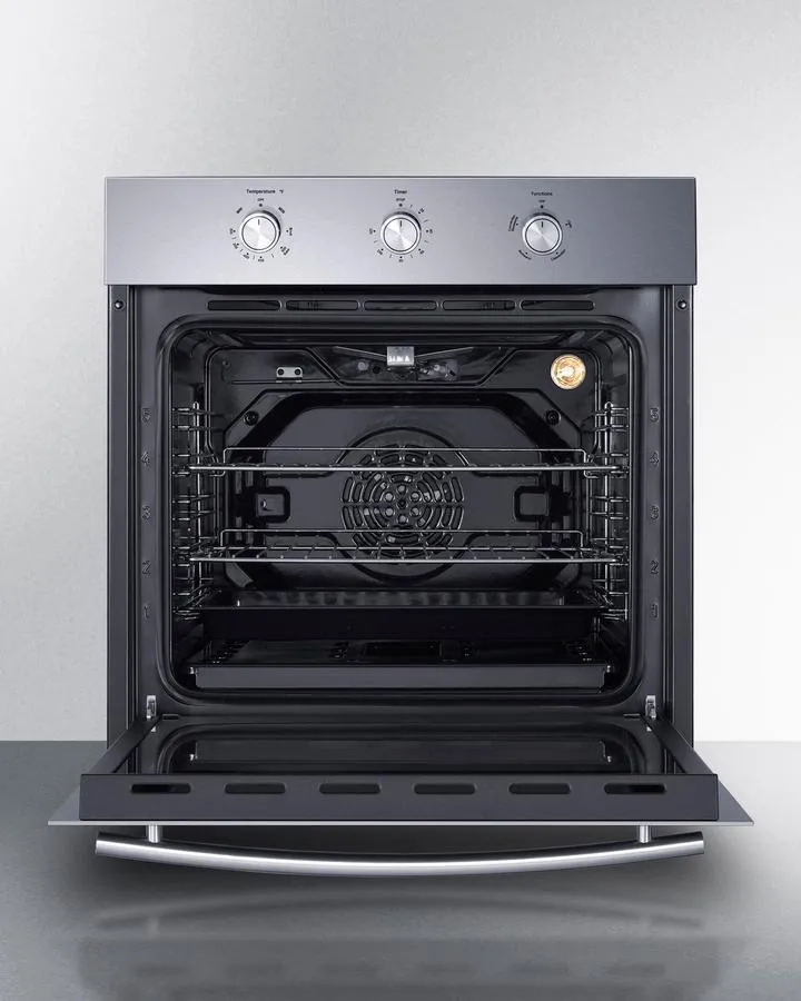 Summit SGW244SSLP 24 Wide Lp Gas Wall Oven