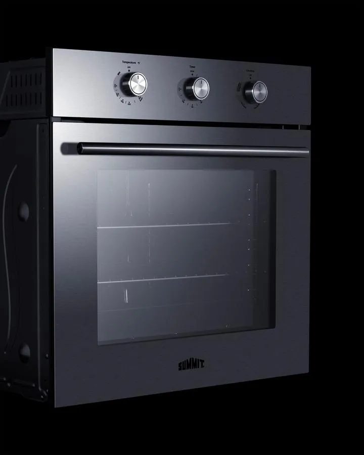 Summit SGW244SSLP 24 Wide Lp Gas Wall Oven