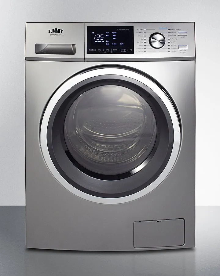 Summit SPWD2203P 24 Wide 115V Electric Washer/Dryer Combo