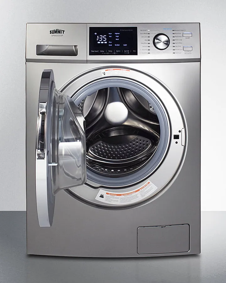 Summit SPWD2203P 24 Wide 115V Electric Washer/Dryer Combo