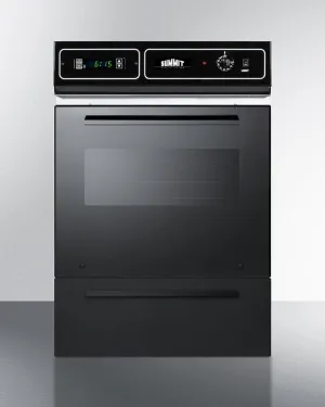 Summit TEM715DK 24 Wide Electric Wall Oven. 115V