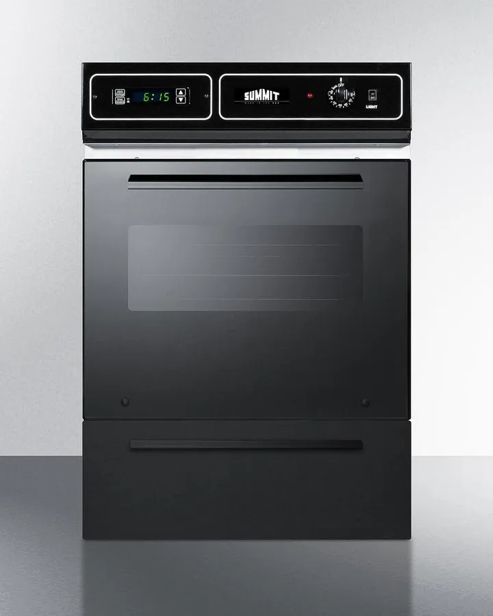 Summit TEM715DK 24 Wide Electric Wall Oven. 115V