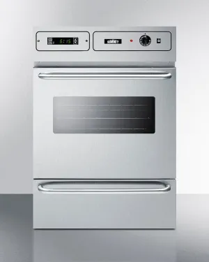 Summit TEM755BKW 24 Wide Electric Wall Oven. 115V