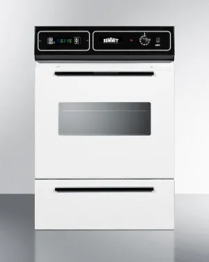 Summit WEM715KW 24 Wide Electric Wall Oven. 115V