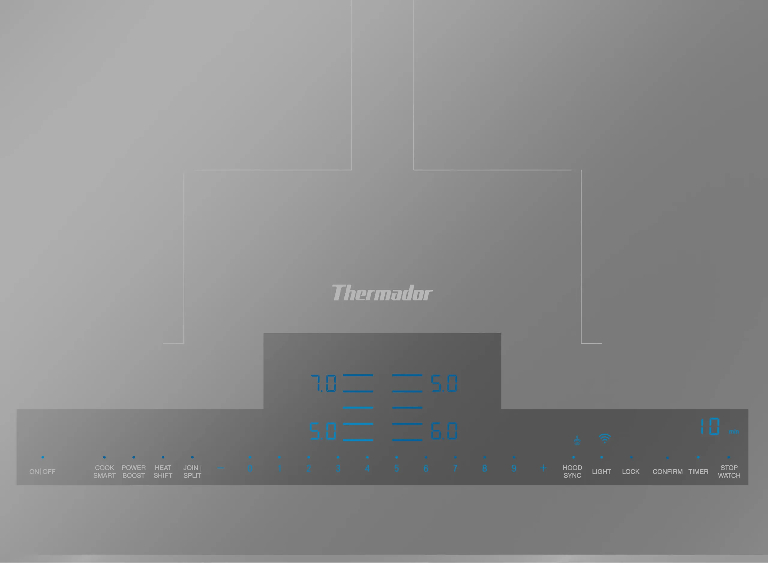 Thermador CIT30FBG Liberty Induction Cooktop 30'' Titanium Gray. Without Frame