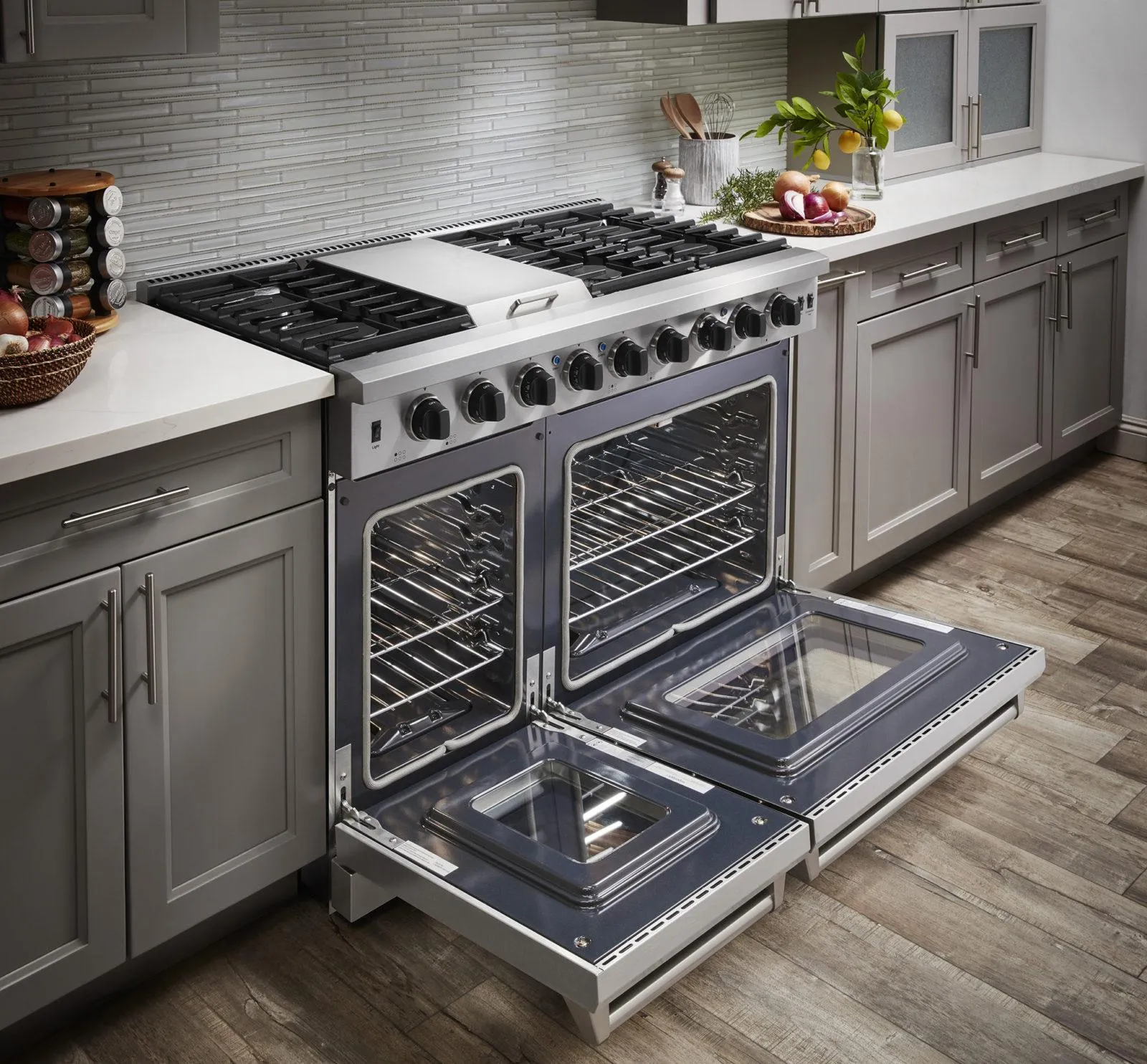 Thor Kitchen LRG4807ULP 48 Inch Gas Range In Stainless Steel - Liquid Propane