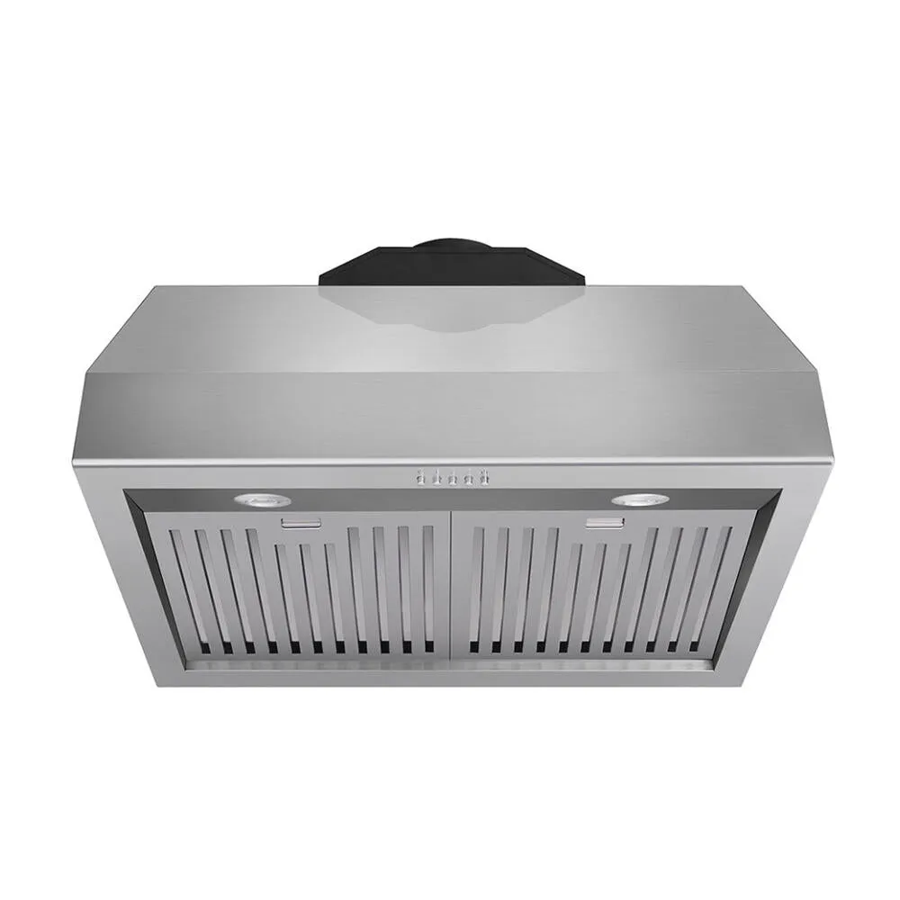 Thor Kitchen TRH3005 30 Inch Professional Range Hood. 16.5 Inches Tall In Stainless Steel