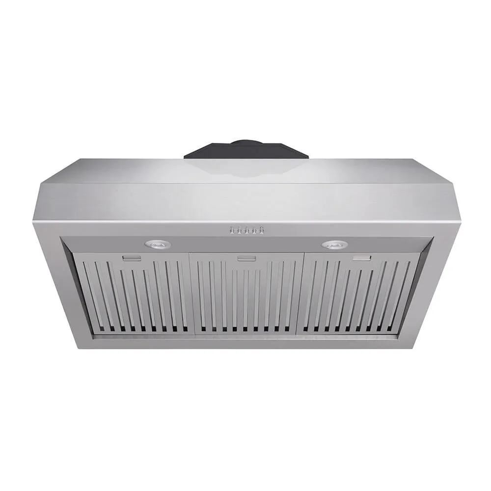 Thor Kitchen TRH3605 36 Inch Professional Range Hood. 16.5 Inches Tall In Stainless Steel