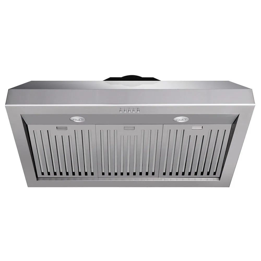 Thor Kitchen TRH3606 36 Inch Professional Range Hood. 11 Inches Tall In Stainless Steel