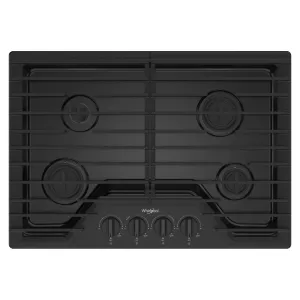Whirlpool WCGK3030PB 30-Inch Gas Cooktop With Speedheat&#8482; Burners