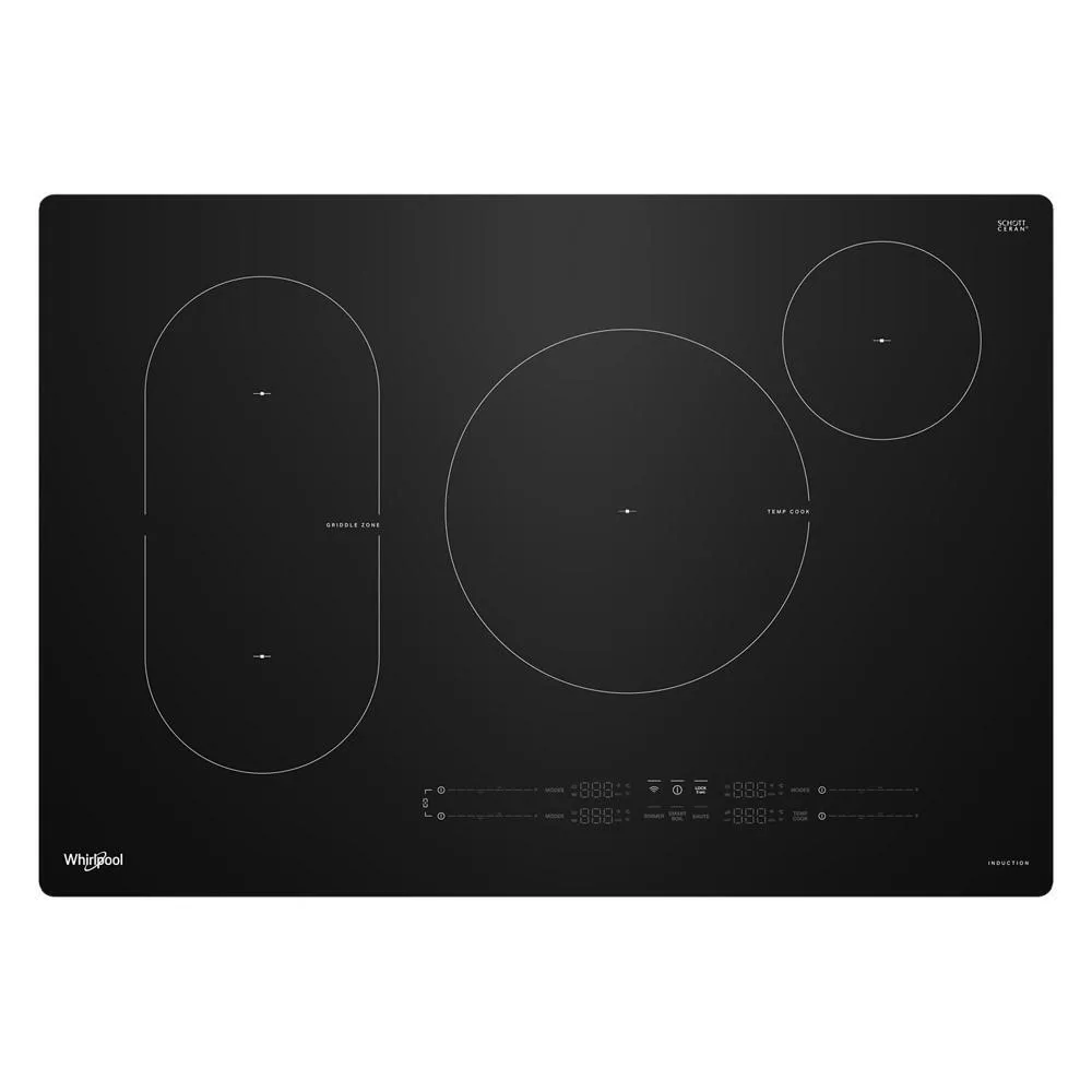 Whirlpool WCIT7030SB 30 Intelligent Induction Cooktop With Temp Cook&#8482; Technology