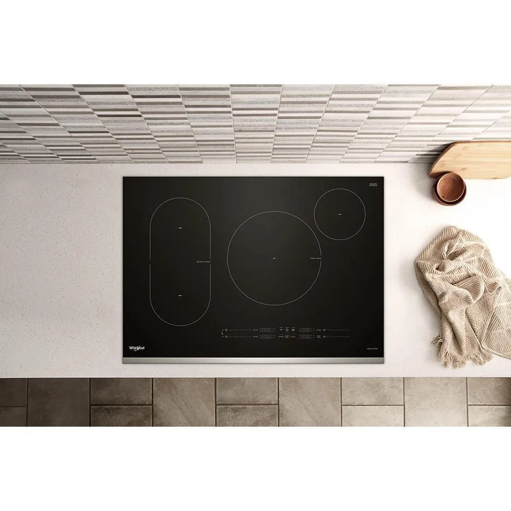 Whirlpool WCIT7030SS 30 Intelligent Induction Cooktop With Temp Cook&#8482; Technology