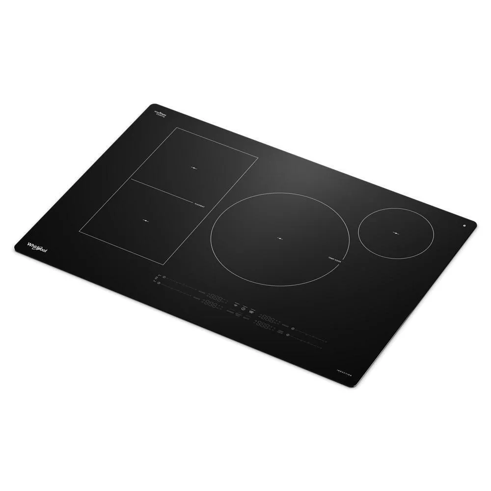 Whirlpool WCIT7530SB 30 Intelligent Induction Cooktop With Temp Cook&#8482; Technology And Wipeclean&#8482; Coating