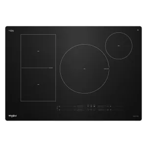 Whirlpool WCIT7530SB 30 Intelligent Induction Cooktop With Temp Cook&#8482; Technology And Wipeclean&#8482; Coating