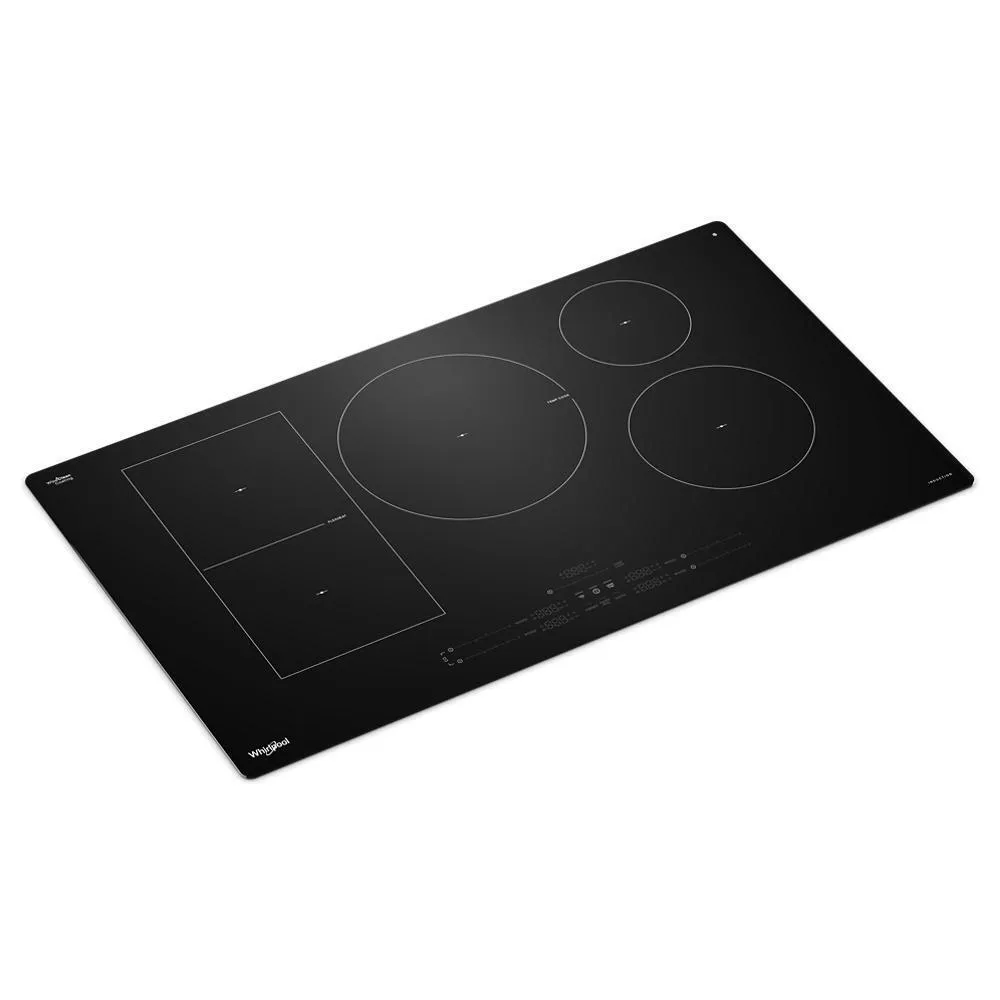 Whirlpool WCIT7536SB 36 Intelligent Induction Cooktop With Temp Cook&#8482; Technology And Wipeclean&#8482; Coating