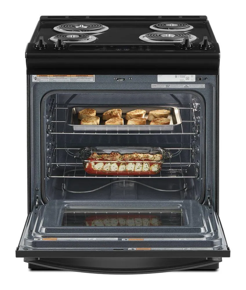 Whirlpool WEC310S0LB 4.8 Cu. Ft. Whirlpool Electric Range With Frozen Bake&#8482; Technology