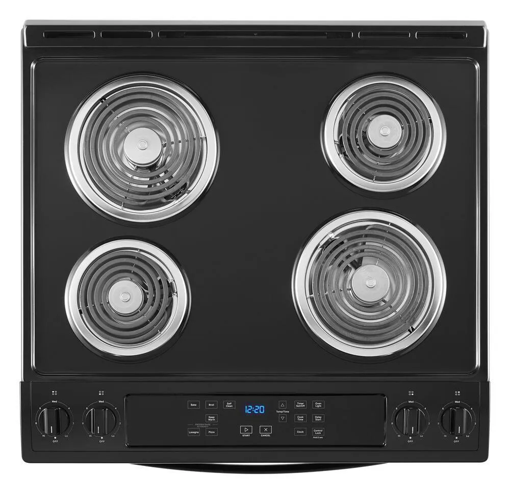 Whirlpool WEC310S0LB 4.8 Cu. Ft. Whirlpool Electric Range With Frozen Bake&#8482; Technology