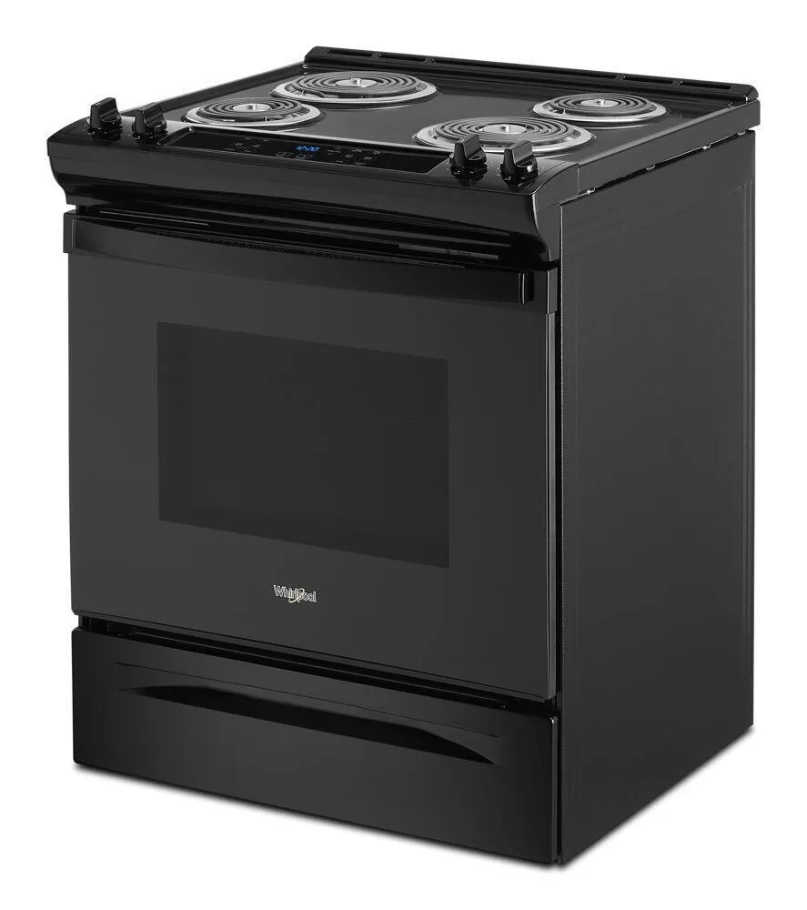 Whirlpool WEC310S0LB 4.8 Cu. Ft. Whirlpool Electric Range With Frozen Bake&#8482; Technology