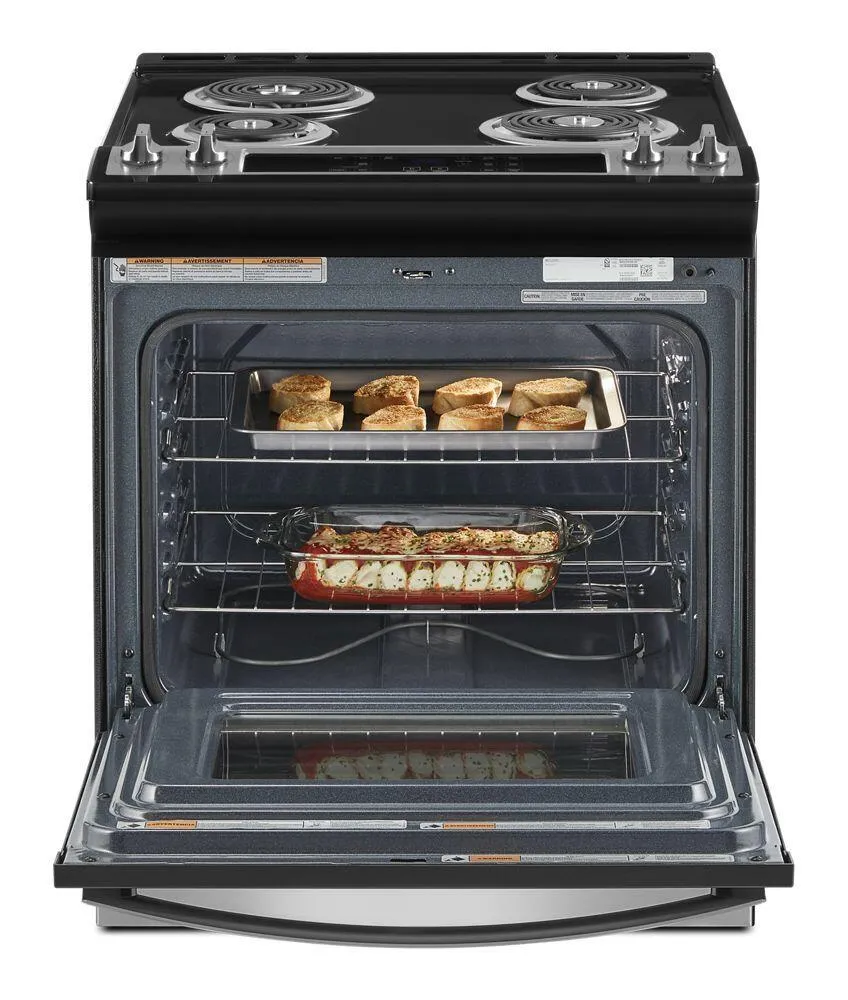 Whirlpool WEC310S0LS 4.8 Cu. Ft. Whirlpool Electric Range With Frozen Bake&#8482; Technology