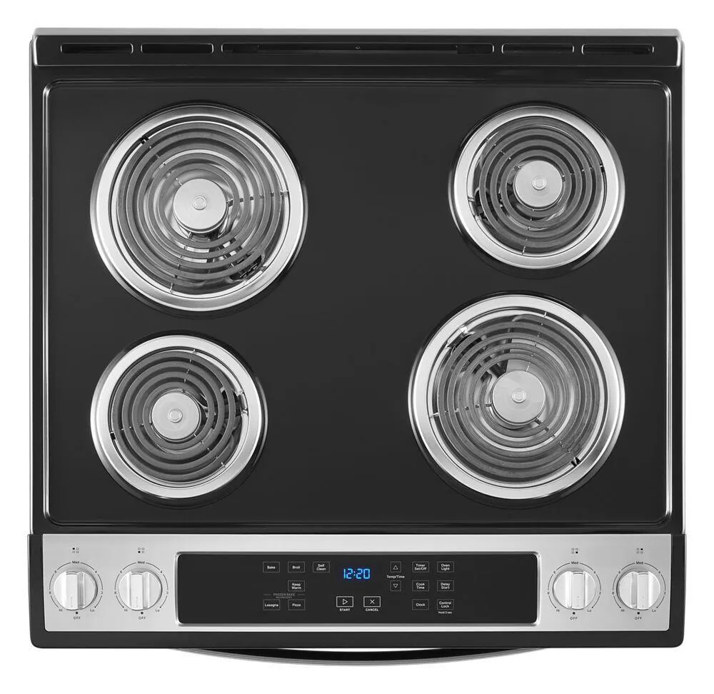 Whirlpool WEC310S0LS 4.8 Cu. Ft. Whirlpool Electric Range With Frozen Bake&#8482; Technology