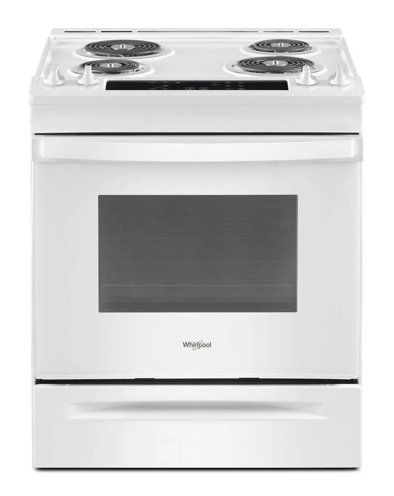Whirlpool WEC310S0LW 4.8 Cu. Ft. Whirlpool Electric Range With Frozen Bake&#8482; Technology