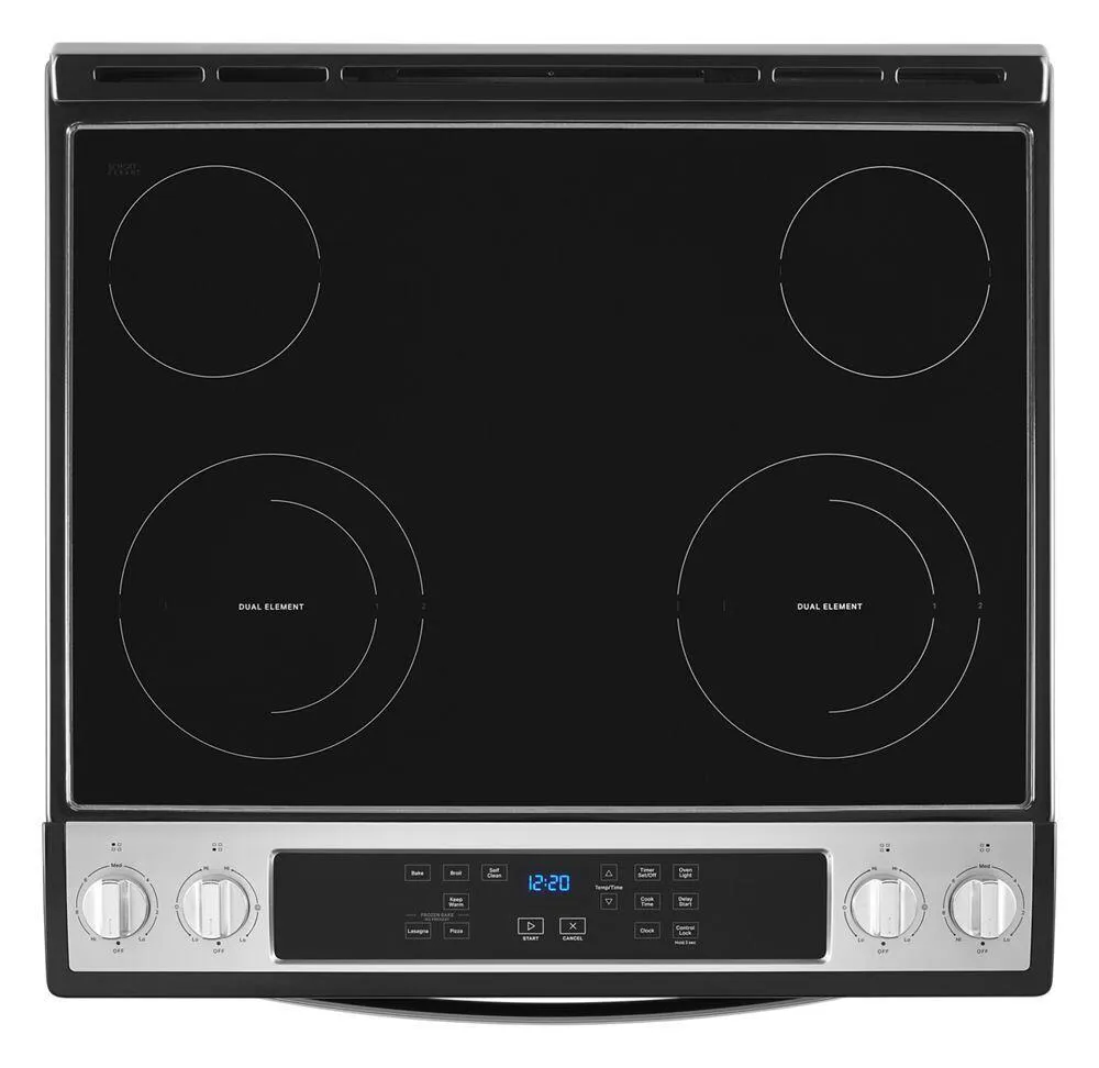 Whirlpool WEE515S0LS 4.8 Cu. Ft. Whirlpool Electric Range With Frozen Bake&#8482; Technology