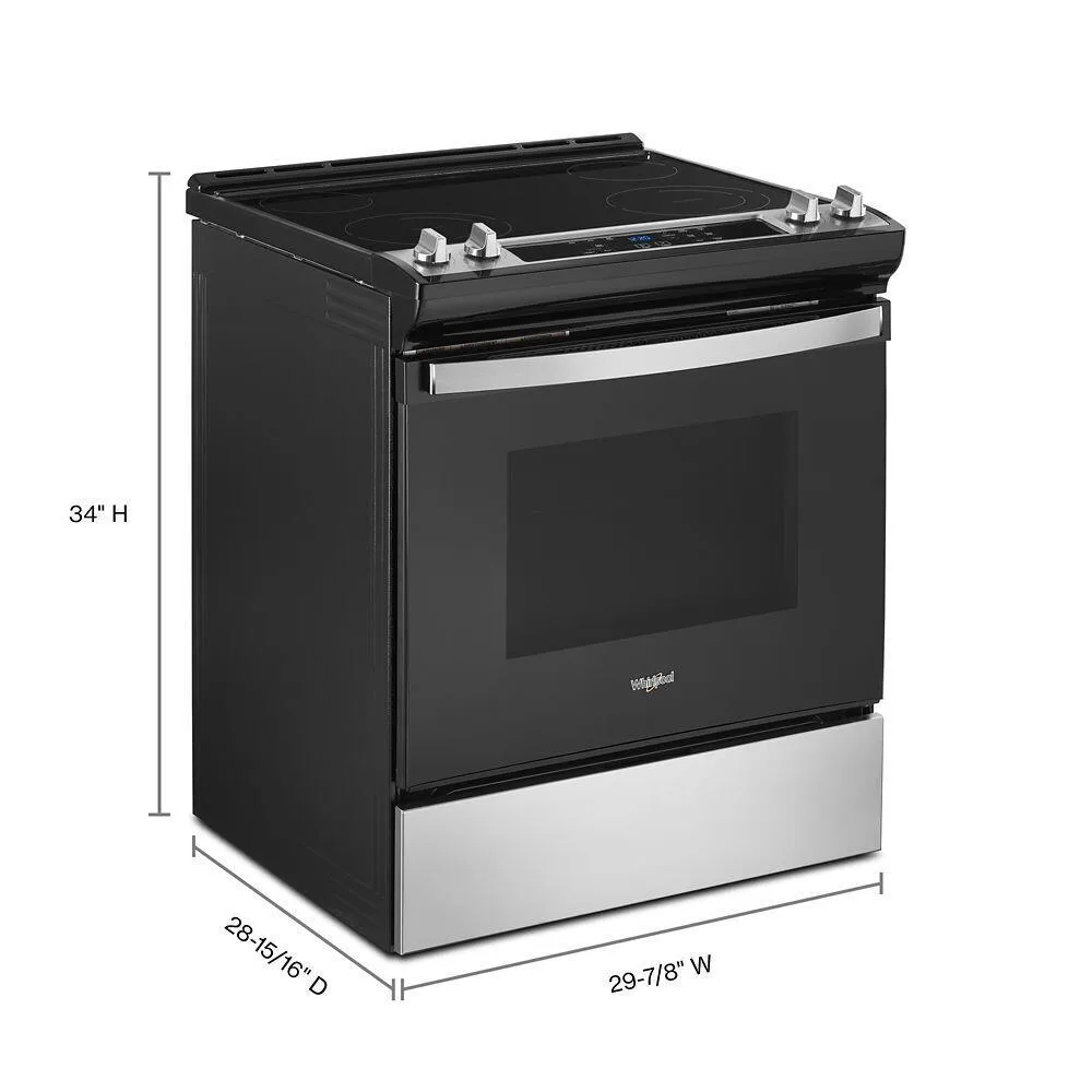 Whirlpool WEE515SALS Whirlpool 34 Tall Range With Self Clean Oven Cycle