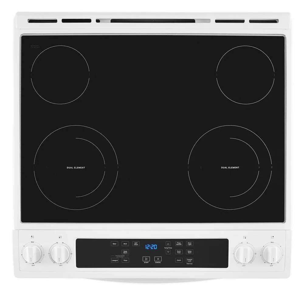 Whirlpool WEE515SALW Whirlpool 34 Tall Range With Self Clean Oven Cycle