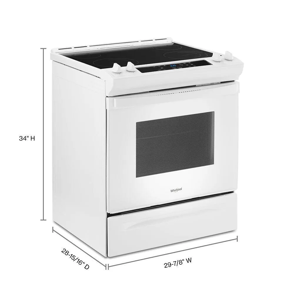 Whirlpool WEE515SALW Whirlpool 34 Tall Range With Self Clean Oven Cycle