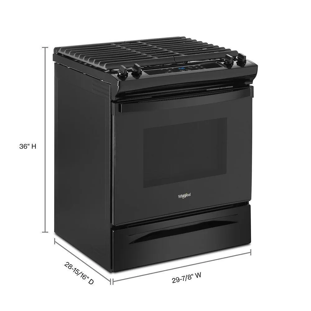 Whirlpool WEG515S0LB 5.0 Cu. Ft. Whirlpool Gas Range With Frozen Bake&#8482; Technology