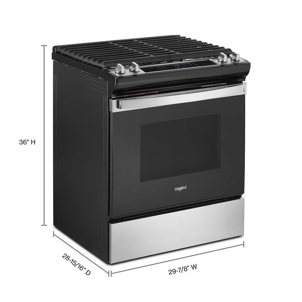 Whirlpool WEG515S0LS 5.0 Cu. Ft. Whirlpool Gas Range With Frozen Bake&#8482; Technology