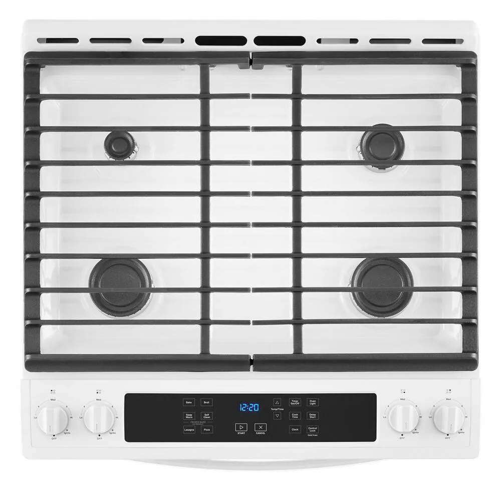 Whirlpool WEG515S0LW 5.0 Cu. Ft. Whirlpool Gas Range With Frozen Bake&#8482; Technology