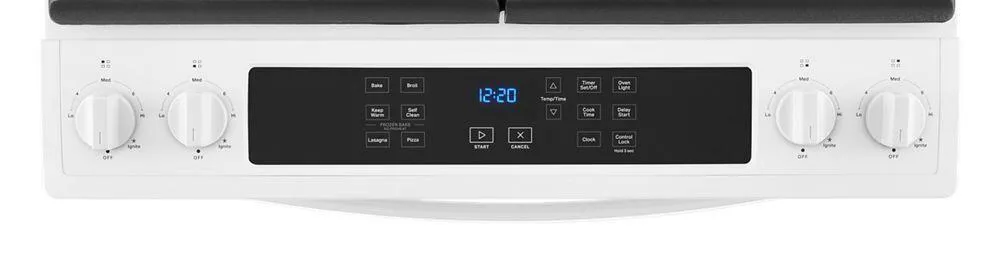 Whirlpool WEG515S0LW 5.0 Cu. Ft. Whirlpool Gas Range With Frozen Bake&#8482; Technology