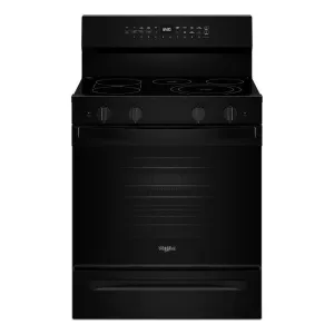Whirlpool WFES7530RB 30-Inch Smart Electric Smart Range With Air Cooking Technology. No Preheat Air Fry. High Speed Preheat Oven. Wipeclean&#8482; Coating. And Steam/Self Clean