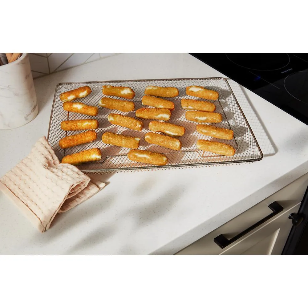 Whirlpool WFES7530RB 30-Inch Smart Electric Smart Range With Air Cooking Technology. No Preheat Air Fry. High Speed Preheat Oven. Wipeclean&#8482; Coating. And Steam/Self Clean