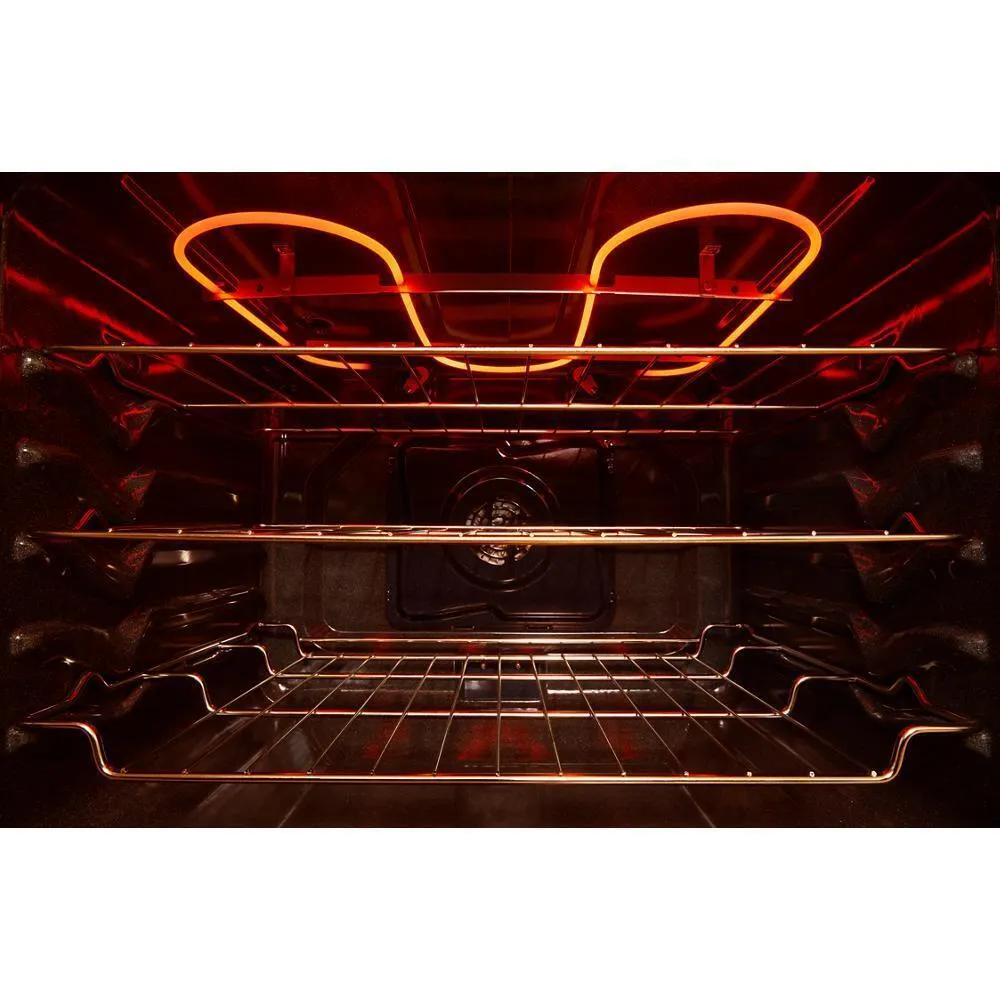 Whirlpool WFES7530RB 30-Inch Smart Electric Smart Range With Air Cooking Technology. No Preheat Air Fry. High Speed Preheat Oven. Wipeclean&#8482; Coating. And Steam/Self Clean