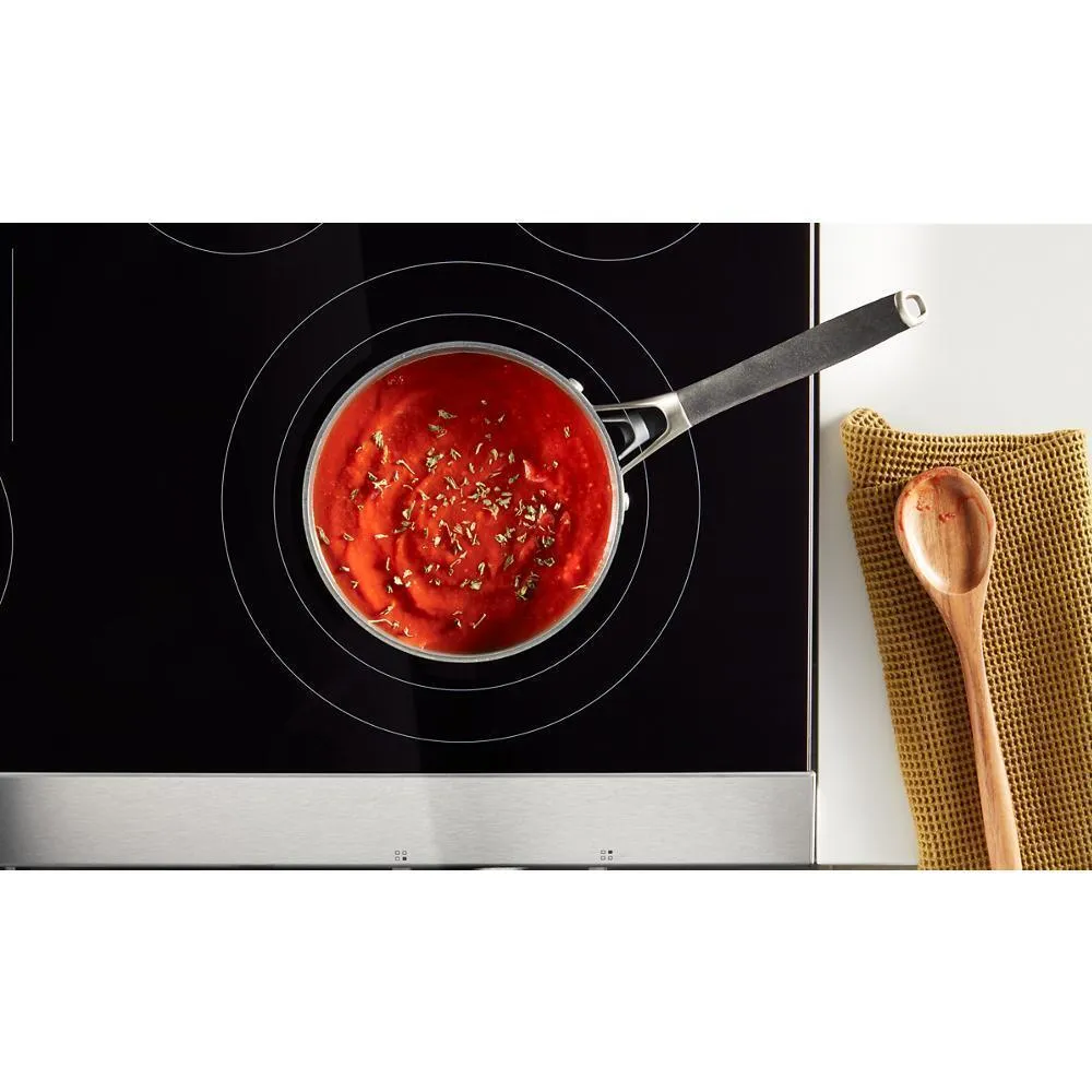 Whirlpool WFES7530RB 30-Inch Smart Electric Smart Range With Air Cooking Technology. No Preheat Air Fry. High Speed Preheat Oven. Wipeclean&#8482; Coating. And Steam/Self Clean