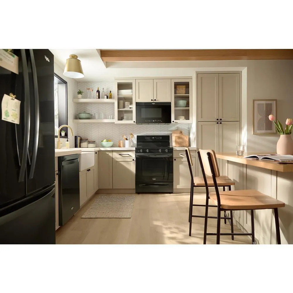 Whirlpool WFES7530RB 30-Inch Smart Electric Smart Range With Air Cooking Technology. No Preheat Air Fry. High Speed Preheat Oven. Wipeclean&#8482; Coating. And Steam/Self Clean