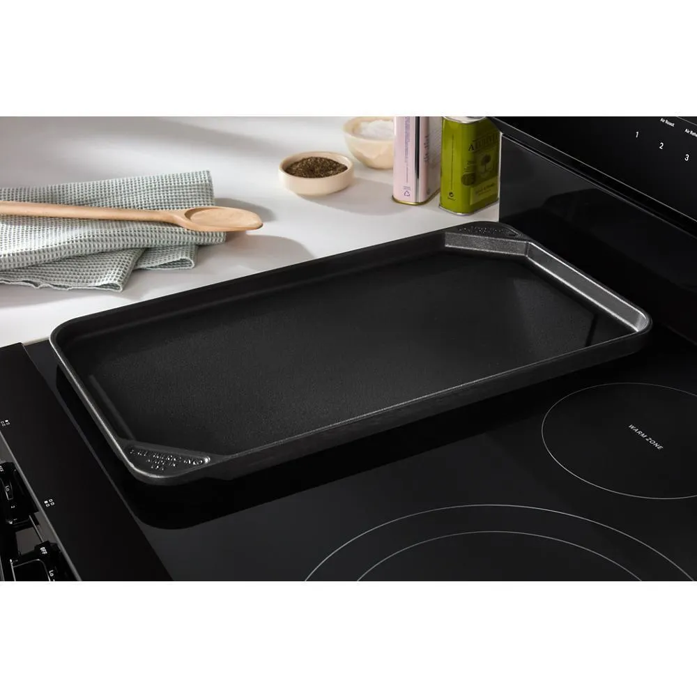 Whirlpool WFES7530RB 30-Inch Smart Electric Smart Range With Air Cooking Technology. No Preheat Air Fry. High Speed Preheat Oven. Wipeclean&#8482; Coating. And Steam/Self Clean