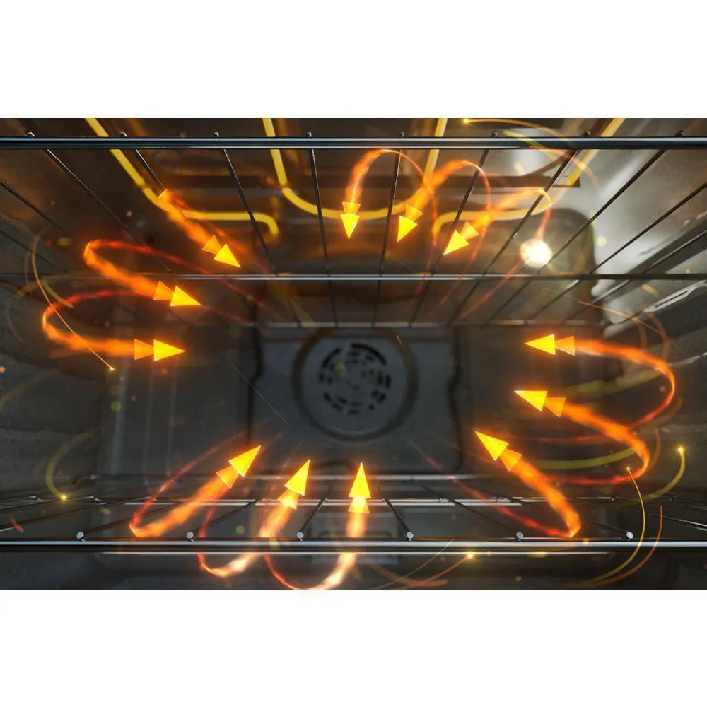 Whirlpool WFES7530RB 30-Inch Smart Electric Smart Range With Air Cooking Technology. No Preheat Air Fry. High Speed Preheat Oven. Wipeclean&#8482; Coating. And Steam/Self Clean