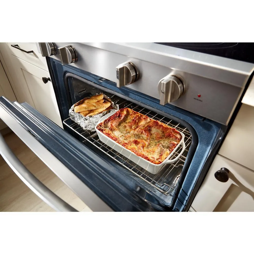 Whirlpool WFES7530RV 30-Inch Smart Electric Smart Range With Air Cooking Technology. No Preheat Air Fry. High Speed Preheat Oven. Wipeclean&#8482; Coating. And Steam/Self Clean