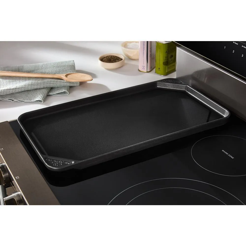 Whirlpool WFES7530RV 30-Inch Smart Electric Smart Range With Air Cooking Technology. No Preheat Air Fry. High Speed Preheat Oven. Wipeclean&#8482; Coating. And Steam/Self Clean